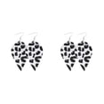 thumbnail image 2 of Pendientes Qarigey con estampado de leopardo joyería elegante para mujer Tipo 3 2piezas, 2 of 6