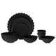 thumbnail image 1 of Accesorios en miniatura Sunnimix Vajilla 1 6 Escala Plato Tazón Tazas Comida Cumpleaños Negro, 1 of 8