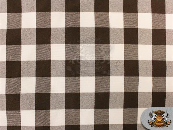 Black & White Outdoor Check Fabric Hatteras 