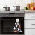 thumbnail image 4 of Yayeee Kitchen Hanging Hand Towels Set of 2 with Loop Bathroom Absorbent Tie Towel, White Halloween Ghosts, 4 of 7