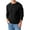 01-Black, variant on Mens Henley Knit Pullover Sweater Waffle Crewneck Casual Texture Fashion Sweater