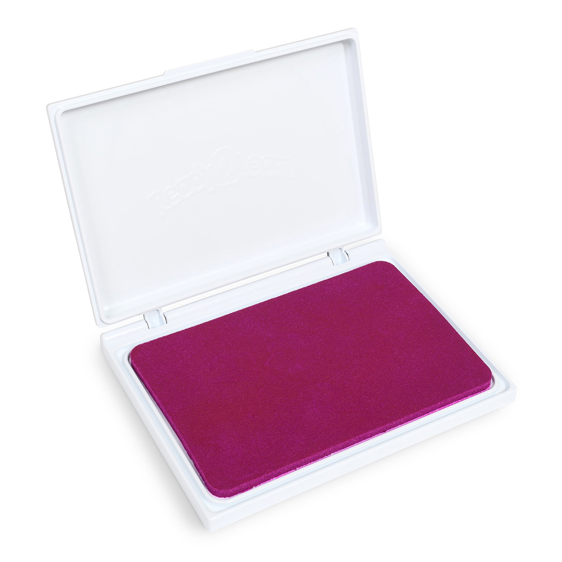 READY 2 LEARN Jumbo Washable Stamp Pad - Hot Pink - 6.2"L x 4.1"W - Pack of 2