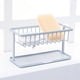 thumbnail image 3 of Escurridor de fregadero de doble capa, soporte para encimera, organizador de cocina para esponja, desinfectante de manos, bola de baño (gris), 3 of 7