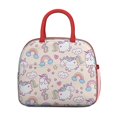 thumbnail image 2 of Sparkly Unicorn Lunch Bag - Waterproof & Durable Thermal Lunch Tote with Moon & Sun Design, Stylish & Versatile for Women, Students, 2 of 5