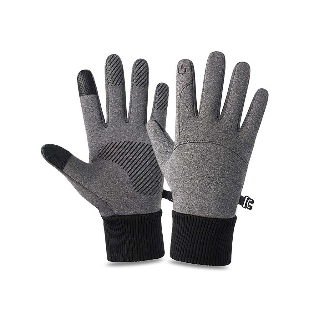 4UMOR Winter Warm Knit Gloves Touchscreen Super Soft Thick Fleece Gloves Outdoor Windproof Driving Gloves For Men And Women Gloves For Men And Women (Small
