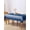 Blue White, variant on Grey Striped Table Cloth, Luxurious White Stripes Modern Abstract Art Waterproof Tablecloth for Rectangle Tables, Reusable Washable Fabric Table Cover for Restaurant Kitchen Dining Tables 54"x108"