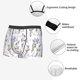 thumbnail image 3 of Balery Lavender Flowers Calzoncillos bóxer para hombre, ropa interior de algodón suave y transpirable con cinturilla de nailon-X-Large, 3 of 5