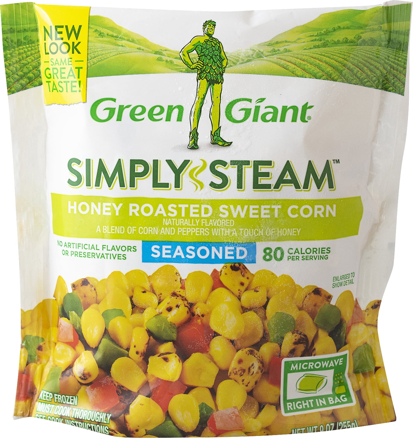 Green Giant Simply Steam™ Honey Roasted Sweet Corn, Frozen, 9 oz