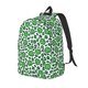 thumbnail image 1 of Easygdp Leopard print St. Patrick's Day Mochila de Lona Resistente para Laptop, Compatible con Laptops de 15 a 17 pulgadas, Ideal para Escuela, Trabajo y Viajes-Medium, 1 of 5
