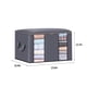 thumbnail image 3 of Bolsa de almacenamiento de gran capacidad | Organizador de ropa plegable de 90 litros con cremallera y ventana transparente para ropa, mantas y almohadas, 3 of 6