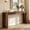 Brown, variant on Fnova 70.9" Solid Wood Black Console Table, Farmhouse Extra Long Narrow Entryway Table, Heavy Duty Sofa Table for Living Room, Hallway, Foyer