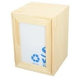 thumbnail image 2 of Wooden Pet Memorial Urns, Cat Dog Funeral Cremation Ashes Box with Photo Frame, 2 of 8