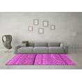 thumbnail image 3 of Ahgly Company Indoor Square Solid Pink Modern Area Rugs, 8' Square, 3 of 4