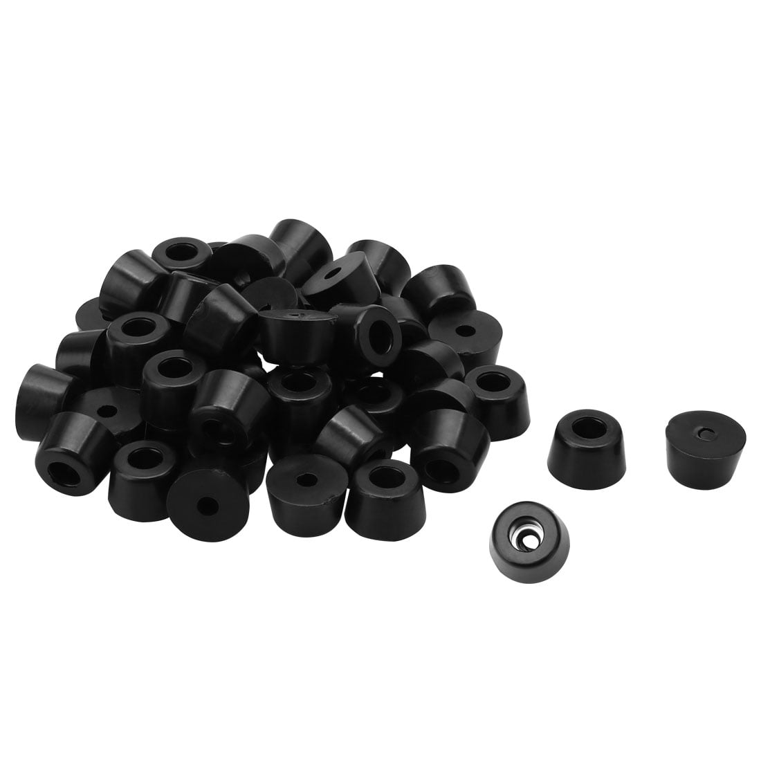 36pcs Rubber Feet Bumper Buffer Amplifiers with Metal Washer
