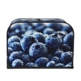 thumbnail image 2 of Uemuo Blueberry Print Toaster Cover 4 Slice, Small Kitchen Appliance Covers, Toaster Oven Cover with Loop, Bread Machine Cover Dust Cover Protection, 2 of 7
