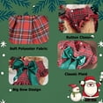thumbnail image 3 of Dalrosia Plaid Christmas Dog Dress with Big Bowtie Classic Puppy Clothes Holiday New Year Dog Outfit Pet Costume for Small Dogs Cat Apparel, 3 of 7