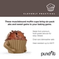thumbnail image 3 of Pund'it Stud Muffins, Set of 4 Standard Size Muffin and Cupcake Wrappers, Premium Food Safe Silicone Bake Cups, 3 of 8