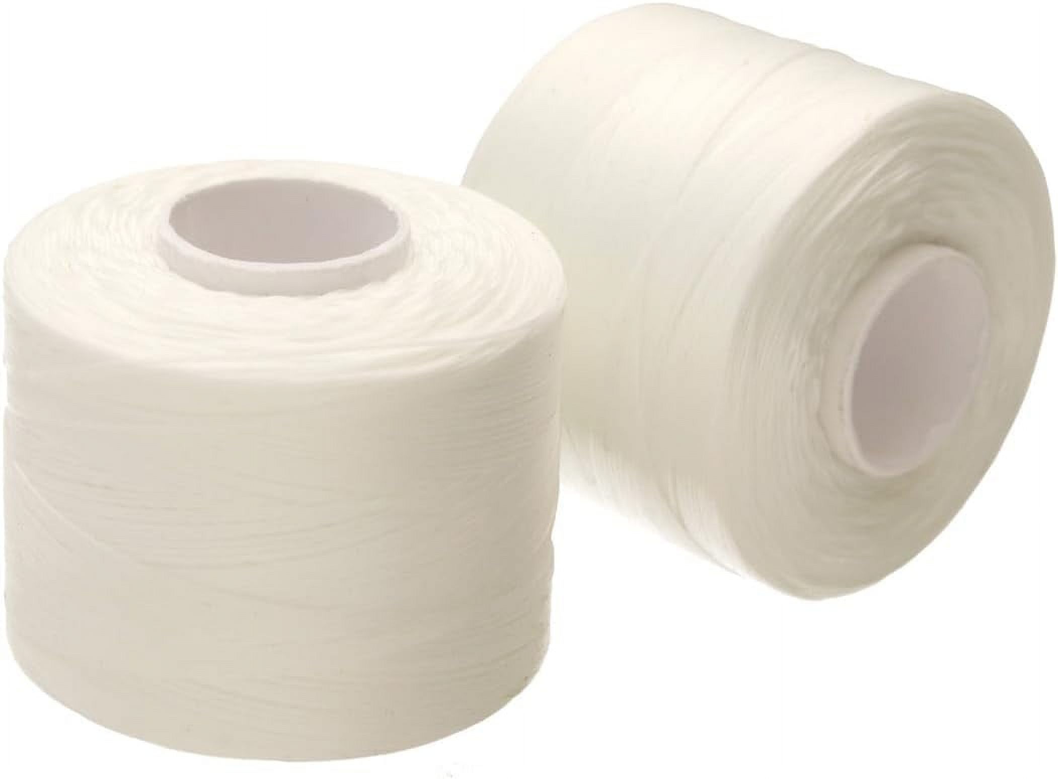The Beadsmith Nymo Thread – 12-Pack White Color – Size B, .20mm Diameter, 350 Yard/320 Meter Large Spool – Made of Nylon – Bead Embroidery & Weaving, Off Loom & Loom Work and DIY Craft Projects