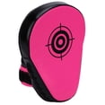 thumbnail image 2 of Almohadillas de boxeo para kickboxing, patadas y puñetazos, herramienta de entrenamiento para muay thai, color rosa fluorescente., 2 of 14