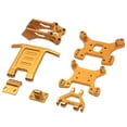 thumbnail image 2 of Kit RC Amortiguador delantero y trasero Soporte Alerón trasero para Wltoys 124018 124019 1/12 Oro, 2 of 9