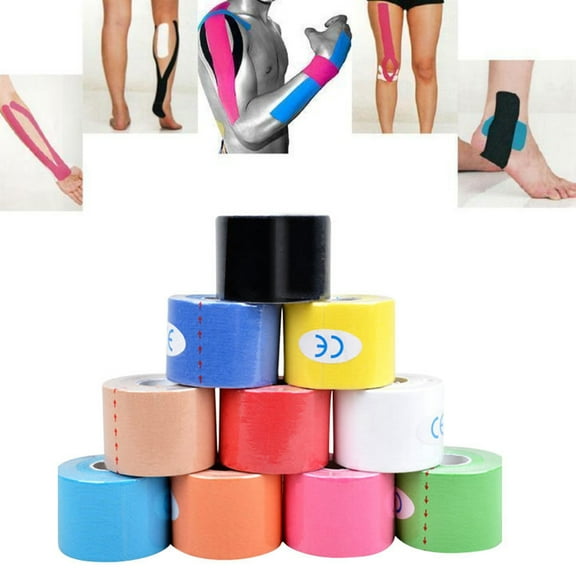 D-GROEE Kinesiology Tape, Waterproof Sports Tape Physio Elastic Tape, Muscle Tape for Pain Relief, Muscle & Joint Support