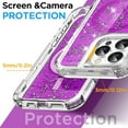 thumbnail image 5 of KOMI for iPhone 16 Pro Max Case Clear,Heavy Duty Durable 3-Layer [Not Yellowing][Military Grade Drop Protection] Shockproof/DropProof Protective Cover for iPhone 16 ProMax 6.9" 5G, 5 of 7