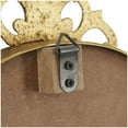 thumbnail image 5 of DecMode 11" Gold Metal Scroll Antique Inspired Wall Clock with Finial, 5 of 12