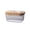 No standard, variant on Elegant Glass Butter Dish with Lid and Spreader - Premium Dairy Storage Container for Cheese and Butter Preservation