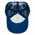 thumbnail image 6 of Scooby Doo Men's Trucker Hat Sublimated Characters Retro Foam Front Snapback Cap (Blue/White), 6 of 6