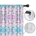 thumbnail image 4 of Blackout Kids Curtains,Pink Cartoon Unicorn Rainbow Diamond Childrens Insulated Curtains Set Of 2,Bedroom Essentials,Toddler Room Decor 42"x63", 4 of 5