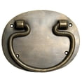 thumbnail image 1 of Gado Gado Hardware HBA2020 Caution avec Plaque Arrière Ovale Unie, 1 of 1