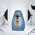 thumbnail image 1 of Zimtown Pop up Dressing Tent Portable Outdoor Privacy Shower Blue, 1 of 7