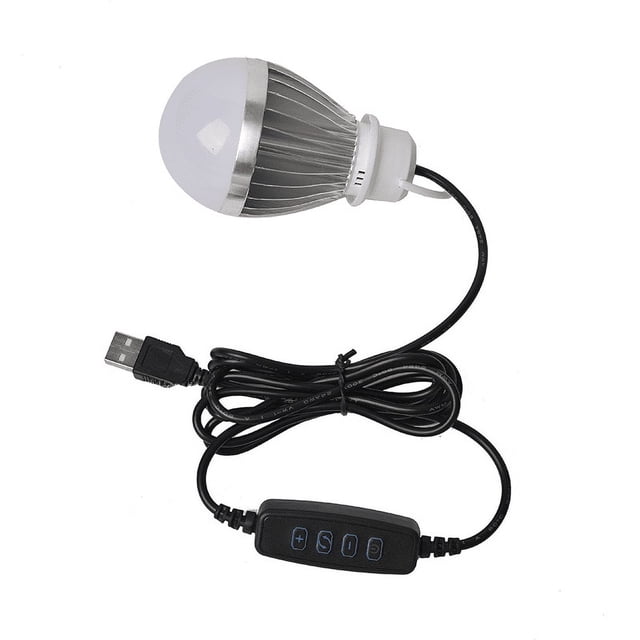 Lámpara USB de 5 V, lámpara LED de ahorro de energía, puesto en el mercado nocturno, carga del tesoro, energía móvil, soporte de lámpara de emergencia para acampar al aire libre