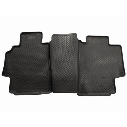 Husky Liners 61711 Classic Style Floor Liners Fit 1998-2002 Dodge Ram 1500-3500 Quad Cab Second Row 1-Piece Black