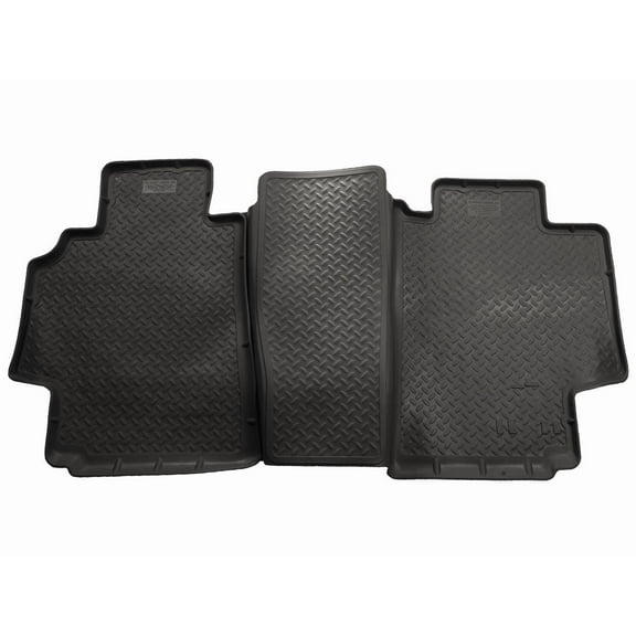 Husky Liners 61711 Classic Style Floor Liners Fit 1998-2002 Dodge Ram 1500-3500 Quad Cab Second Row 1-Piece Black