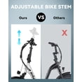 thumbnail image 6 of Electric Bike for Adults, 20" Fat Tire Folding Ebike with Peak 1200W Motor, 7 Speed 25MPH 48V 13.5AH, Adjustable Bike Stem, (White) with Front Basket, 6 of 9