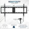 thumbnail image 4 of VIVO Ultra Heavy Duty 43" to 100" TV Wall Mount, Curved and Flat Panel Screens, 4 of 9