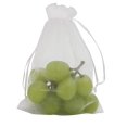 thumbnail image 4 of Bolsas de organza Wudygirl, 100 unidades, blancas, 13 x 18 cm, recuerdos navideños, 4 of 7