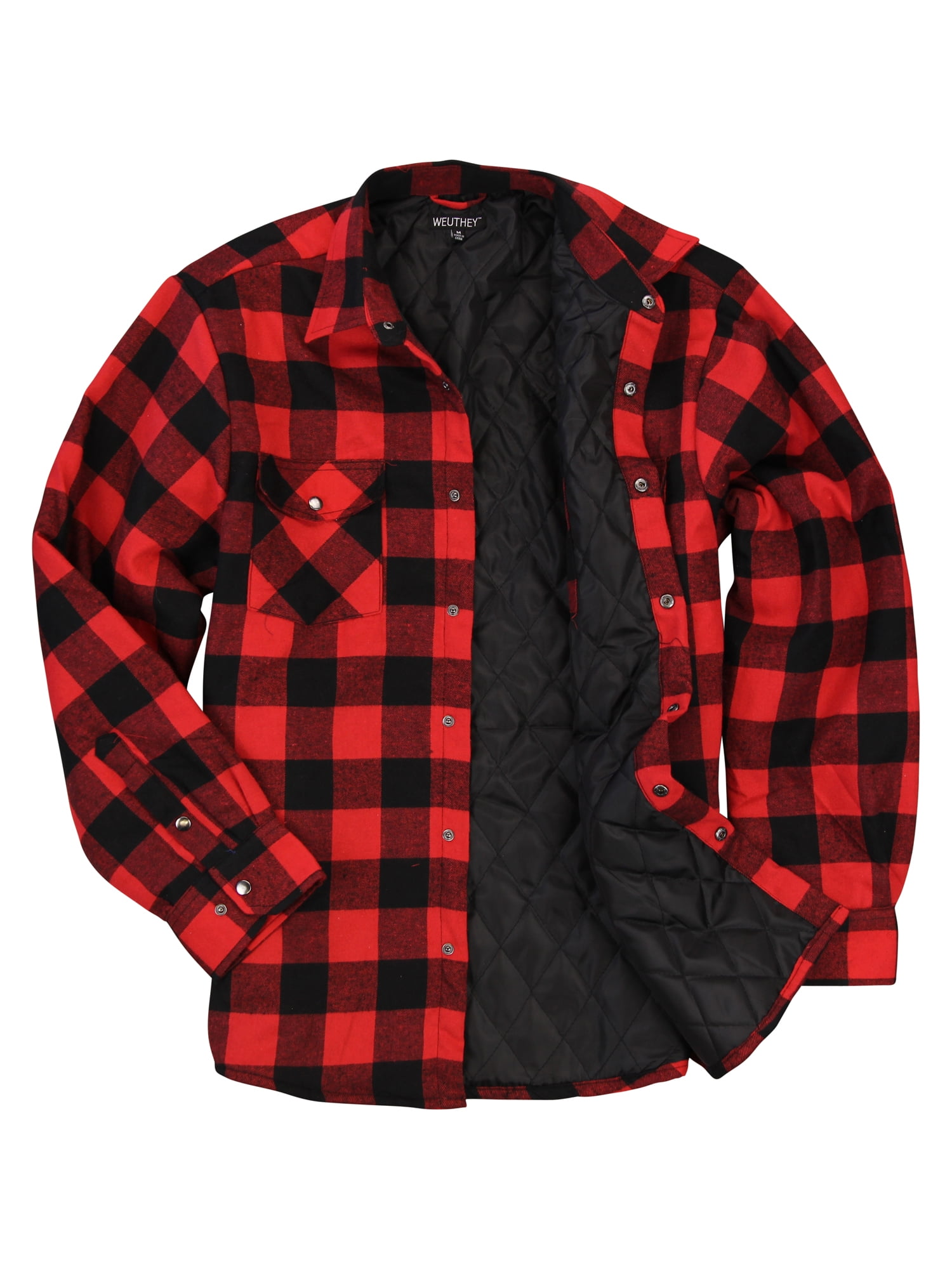 Men/'s Big /& Tall Flannel Shirt Jacket Size XXL Red Buffalo Outdoor Life