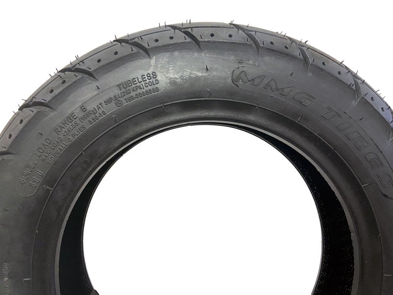 Scooter Tire 3.50-10 Front or Rear Tubeless Type for 10 inches rims