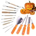 thumbnail image 1 of Kit profesional para tallar calabazas, 15 Uds., suministros de corte de calabaza, herramientas, juego de cuchillos para tallar de acero inoxidable, 1 of 2