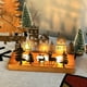 thumbnail image 1 of Adornos navideños, regalos navideños. Elegante candelabro navideño de hierro con forma de ciervo y árbol. Atractiva decoración navideña de mesa con un ambiente luminoso para el hogar. Decoración navid, 1 of 8