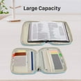 thumbnail image 5 of BYNNIX Bible Case Carrying Bag Bible Book with Book Stand Bible Bag Document Storage Bag for Students Workers, 5 of 19