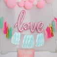 thumbnail image 5 of 10Bag Paper Tassels Garland Banner - Tissue Paper Tassels for Wedding, Birthday, Festival Party Wall DecorationLight blue, 5 of 5