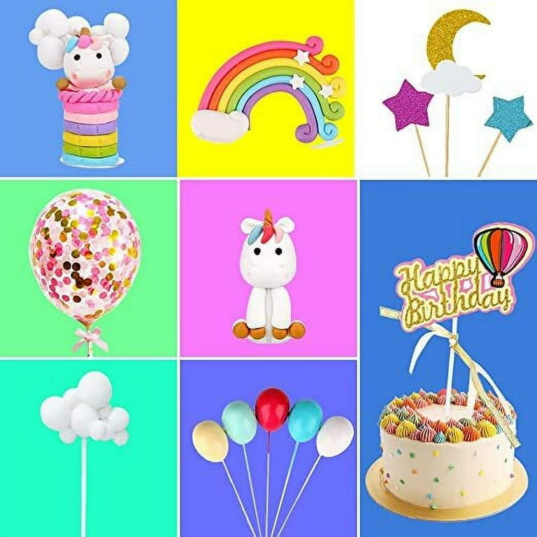 Cake Topper Happy Birthday Multicolor – The Confetti Party