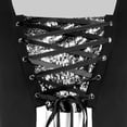 thumbnail image 6 of Tejiojio Costumes for Women Clearance Women Gothic Criss Cross Sequined Insert Sleeve Dress, 6 of 7