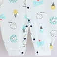 thumbnail image 4 of Nmnitkp Newborn Infant Unisex Baby Boy Girl Button Solid Romper Bodysuit One Piece Jumpsuit Outfits Clothes（Healthy Fabric，Comfortable, Soft and Skin-Friendly）, 4 of 4