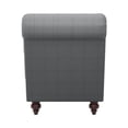 thumbnail image 6 of Lexicon Bonne Upholstered Chaise with Bolster Pillow in Dark Gray, 6 of 8