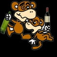 thumbnail image 3 of CafePress - Drunken Monkeys! - Women's Dark Pajamas, 3 of 4