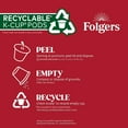 thumbnail image 5 of Folgers Half Caff Coffee K-Cup Pods, Medium Roast, 10 Count, 5 of 5